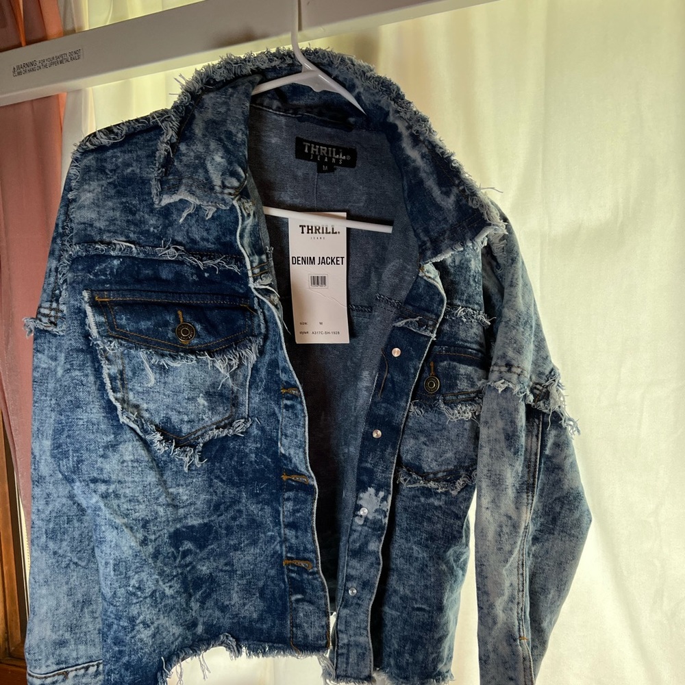 Distressed Jean Jacket